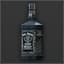 Bottle of Dan Jackiel whiskey